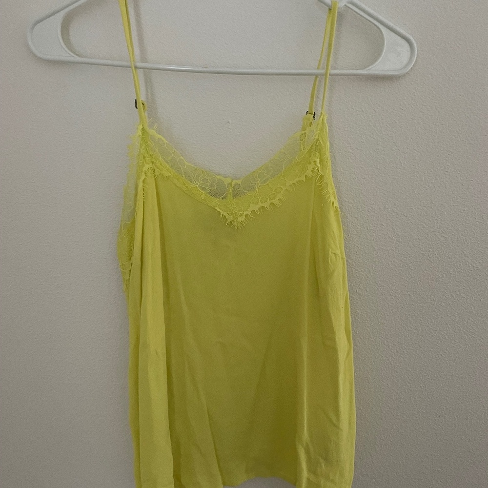 Apt.9 Neon Yellow Lace Cami